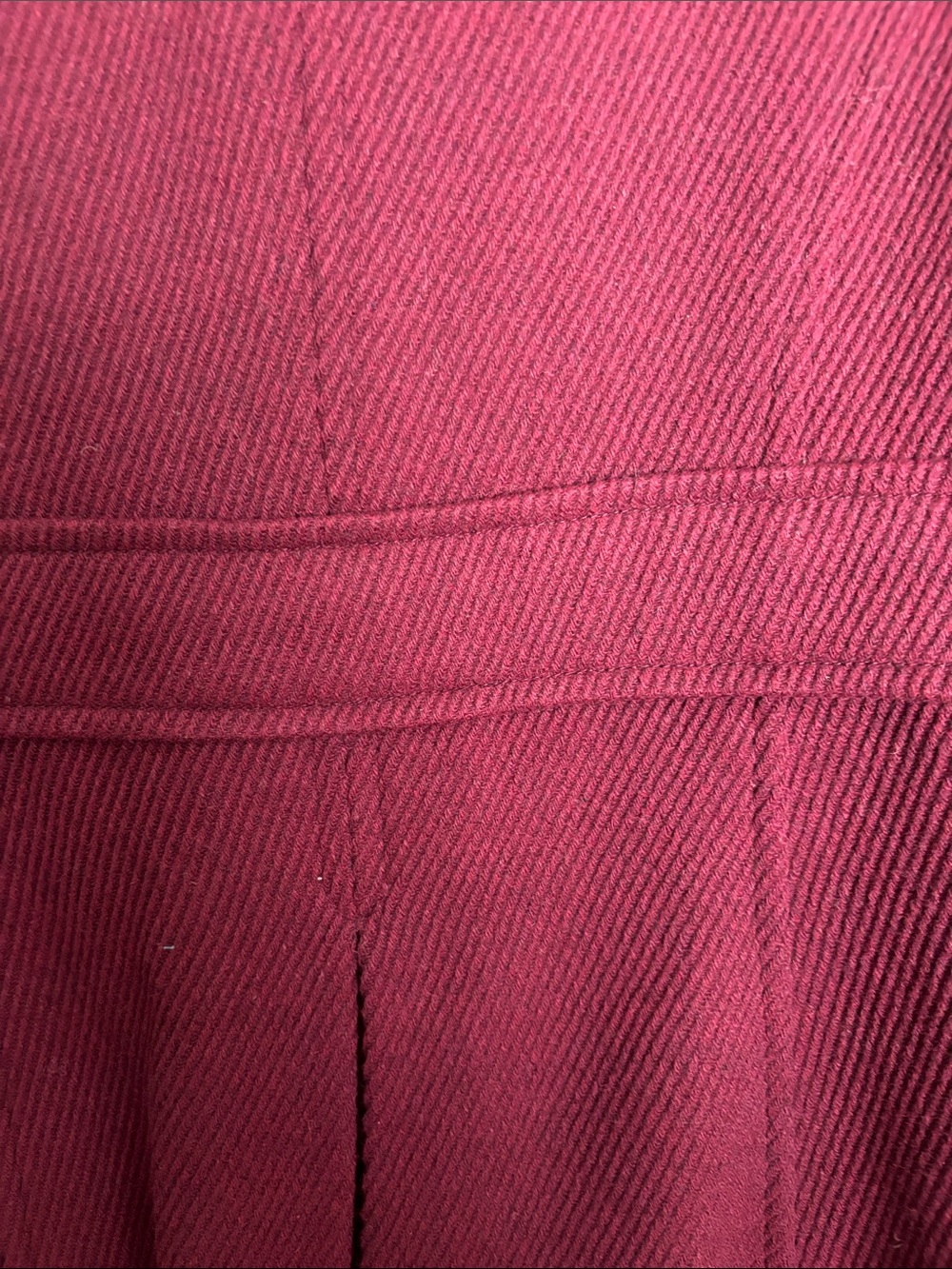 LOFT Double-Breasted Peacoat in Raspberry - Picture 8 of 9